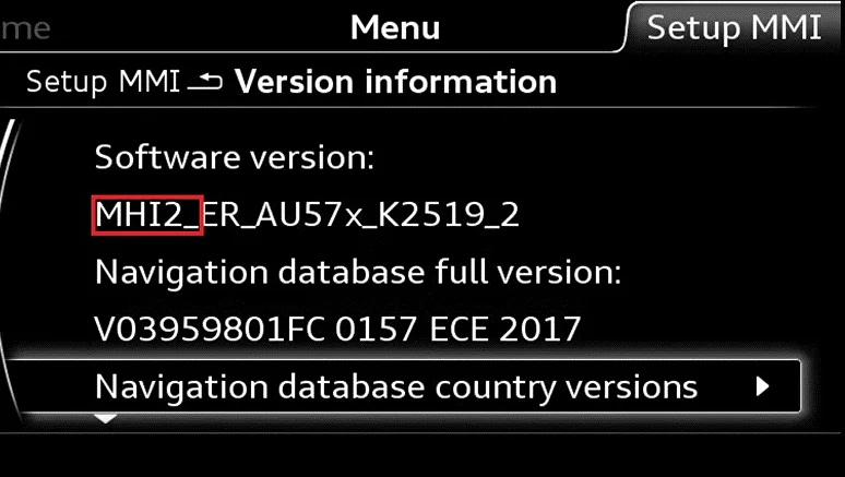 MHI2_XX_ - Audi MIB 2 High MIB-II - рестайл 2016-2019 Audi A6, A7