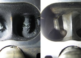 Чистка впускного коллектора грецким орехом